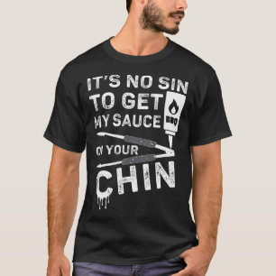 Camiseta No es pecado tener mi salsa en tu honestidad