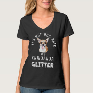 Camiseta No Es Pelo De Perro Es Perro Divertido Purpurina D