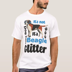 Camiseta No es pelo de perro es Purpurina de Beagle