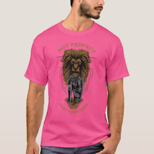 Camiseta No es perfecto sólo perdonar a un guerrero cristia