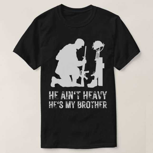 Camiseta No es pesado, es mi hermano 3 (Diseño del anverso)