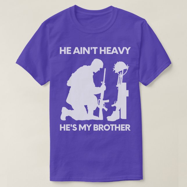 Camiseta No es pesado, es mi hermano 4 (Diseño del anverso)