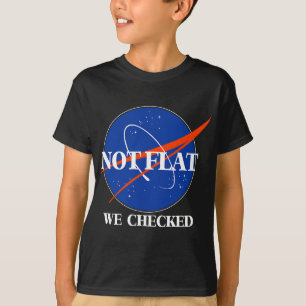 Camiseta No es plana, comprobamos la divertida Tierra plana