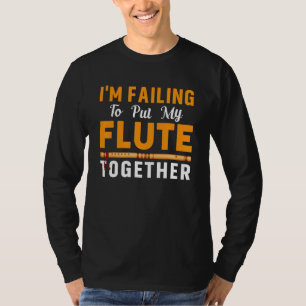 Camiseta No Es Posible Juntar Flauta A Un Jugador De Música