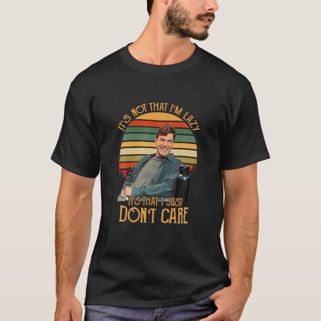 Camiseta No es que sea perezoso es que no me importa la cer (Anverso)