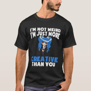 Camiseta No es raro solo anime Kawaii Cosplay Manga