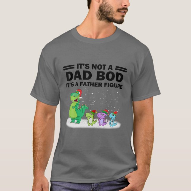 Camiseta No es sangre de papá, es figura de padre. Dinosaur (Anverso)
