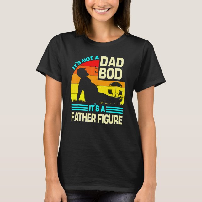 Camiseta No es sangre de papá, es una figura de padre para  (Anverso)