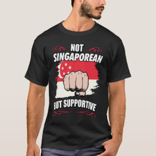 Camiseta No es Singapur, pero apoya el canto de turistas de