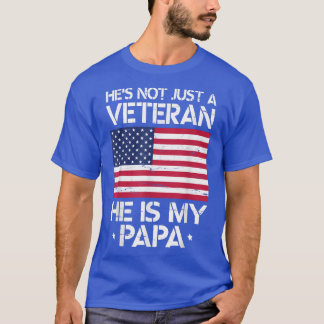 Camiseta No es solamente una veterana bandera estadounidens