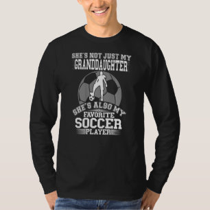 Camiseta No es sólo mi nieta mi soca favorita