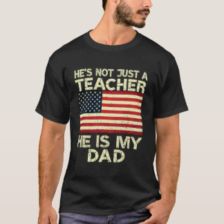 Camiseta No Es Solo Un Maestro Es Mi Papá Apreciado