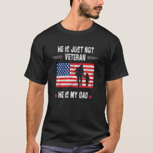 Camiseta No Es Sólo Un Veterano, Es Mi Padre Veteranos Día