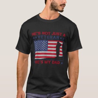 Camiseta No es solo un veterano, es mi papá, el día de los