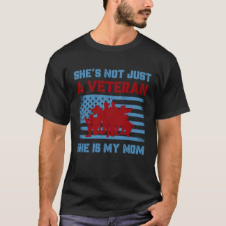 Camiseta No es sólo una veterana, es mi madre veterana Da