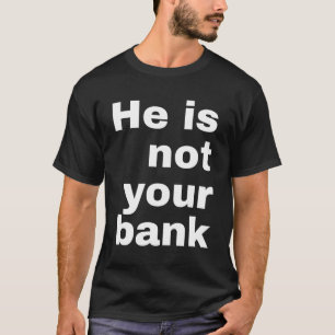 Camiseta No Es Tu Banco - Hombres Mujeres