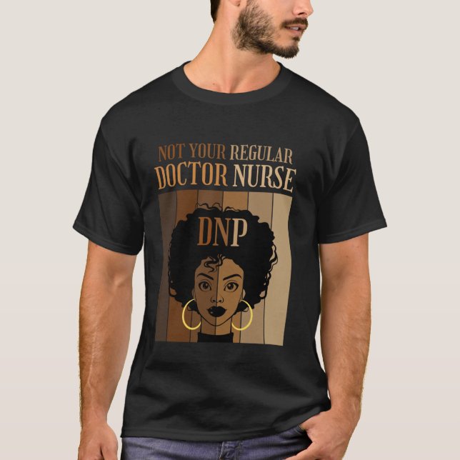 Camiseta No es tu enfermera de doctor regular Práctica de e (Anverso)