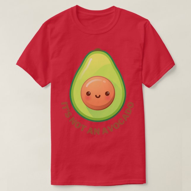 Camiseta No es un aguacate (Diseño del anverso)
