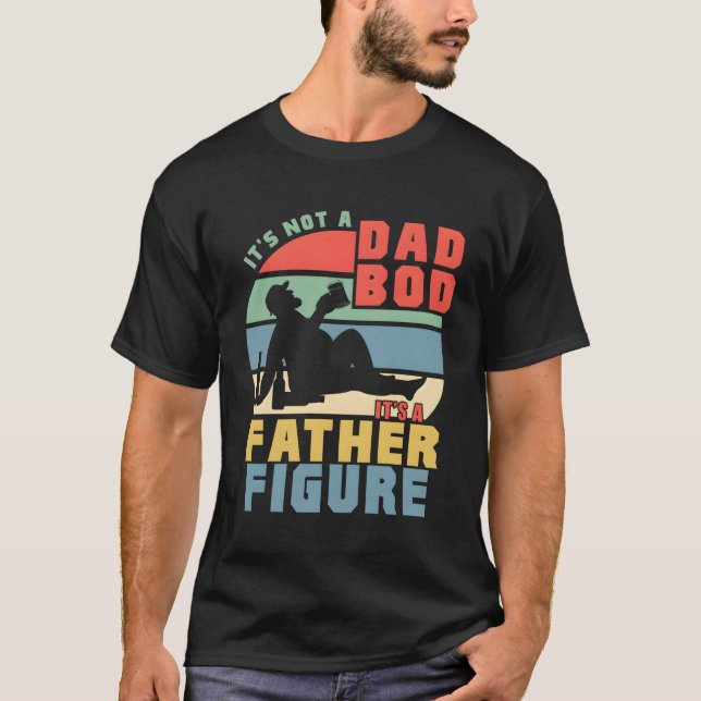 Camiseta No Es Un Bod De Papá, Es Una Figura De Padre Para (Anverso)