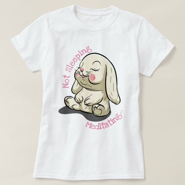 Camiseta No es un conejo durmiente (Diseño del anverso)