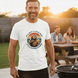Camiseta No Es Un Cuerpo De Papá, Es Una Figura Paterna Oso