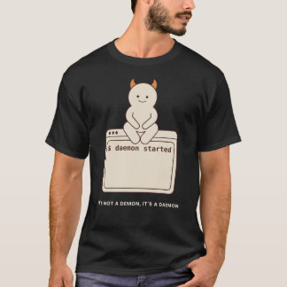 Camiseta No es un demonio, es un Daemon Divertido Unix Linu