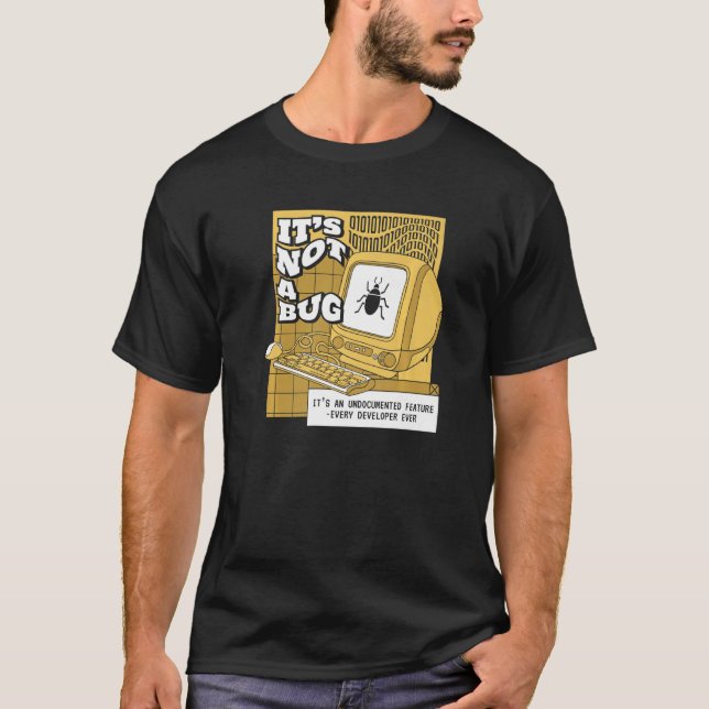 Camiseta No Es Un Error Característica No Documentada Progr (Anverso)