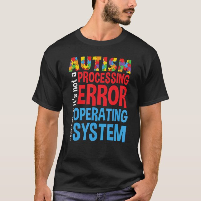 Camiseta No es un error de procesamiento Otro sistema opera (Anverso)