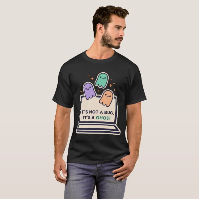 Camiseta No Es Un Error Es Un Fantasma — Prog Divertido De  (Anverso completo)