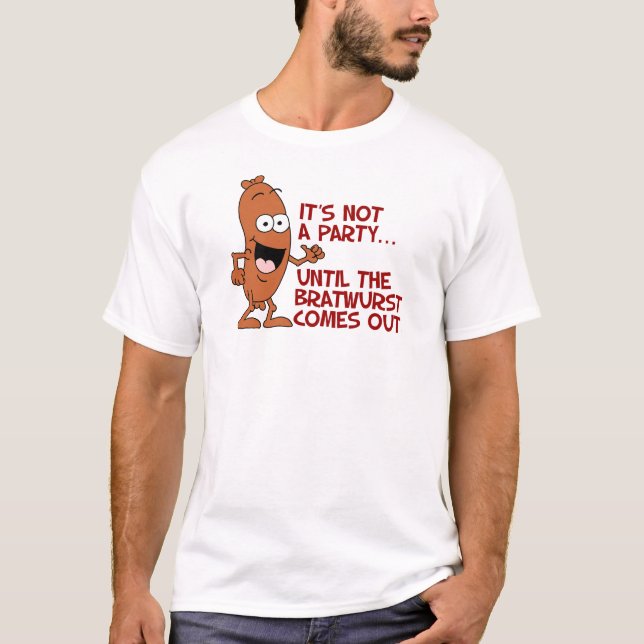 Camiseta No es un Fiesta Bratwurst (Anverso)