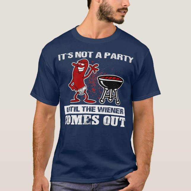 Camiseta No Es Un Fiesta Hasta Que El Visero Salga Caliente (Anverso)