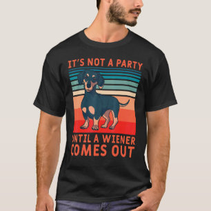 Camiseta No es un Fiesta hasta que un viejito sale de Dachs