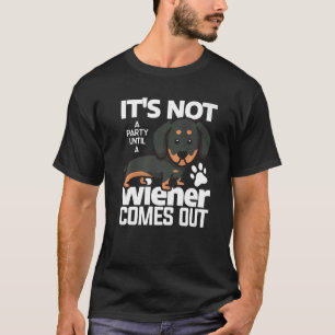 Camiseta No es un Fiesta hasta que un viejito sale de Dachs