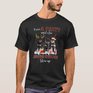 Camiseta No Es Un Fiesta Hasta Que Unos Pocos Schnauzers En
