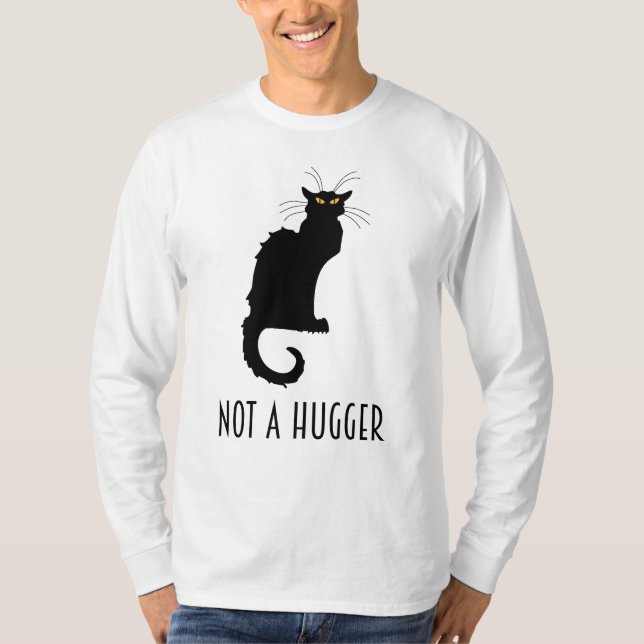Camiseta No es un gato antisocial muy gracioso (Anverso)