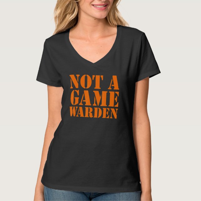 Camiseta No es un guardia de caza (Anverso)