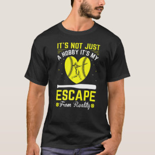 Camiseta No es un hobby, es mi escape de un verdadero softw