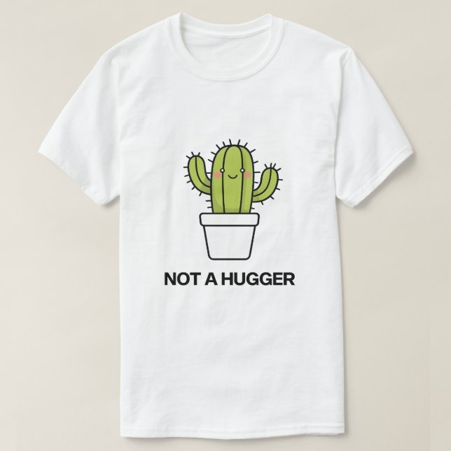 Camiseta No es un Hugger (Diseño del anverso)