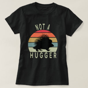 Camiseta No es un Hugger, Introvertido, Distancia Social Te