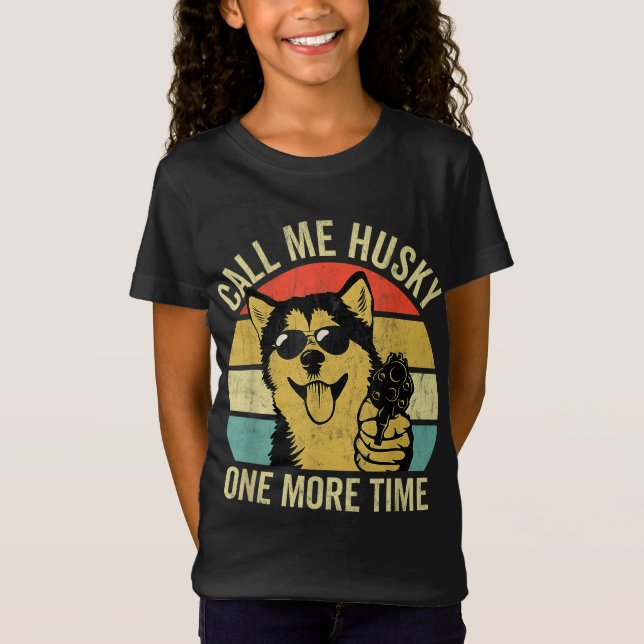 Camiseta No es un Husky - Gracioso Regalos Alaskan Malamute (Anverso)