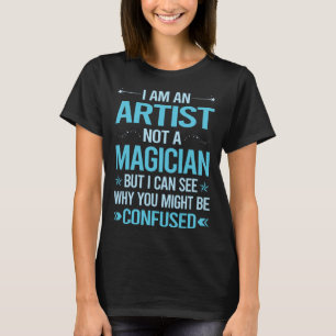 Camiseta No es un mago - artista