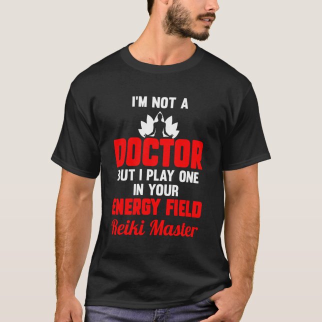 Camiseta No Es Un Médica, Pero Juego Uno En El Campo Energé (Anverso)
