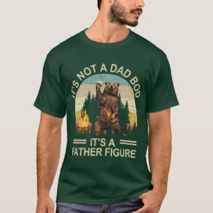 Camiseta No es un papá... su padre figura el oso de borbón.