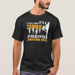 Camiseta No es un pasatiempo zombi, es un bando apocalíptic