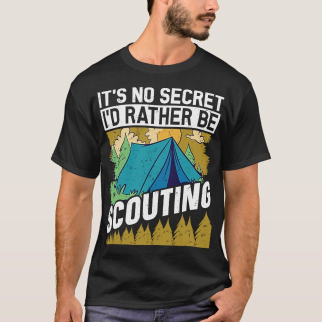 Camiseta No es un secreto que estafaría a Scouts y Scout (Anverso)