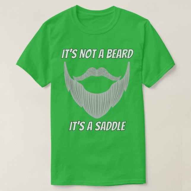 Camiseta No Es Una Barba, Es Un Diseño Divertido. (Diseño del anverso)