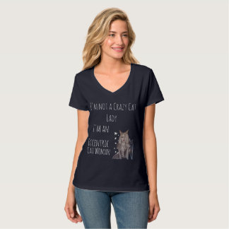 Camiseta No es una dama de gato loca