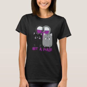Camiseta No Es Una Fase De Asexualidad De Gatos Ace Pride L