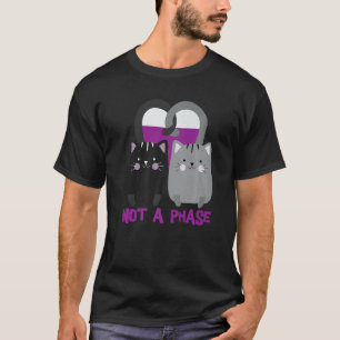 Camiseta No Es Una Fase De Asexualidad De Gatos Ace Pride L