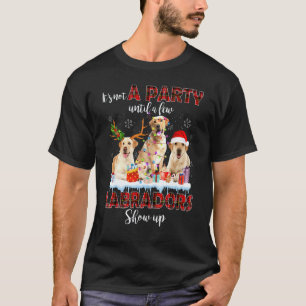 Camiseta No Es Una Fiesta Hasta Que Aparecen Unos Labrador